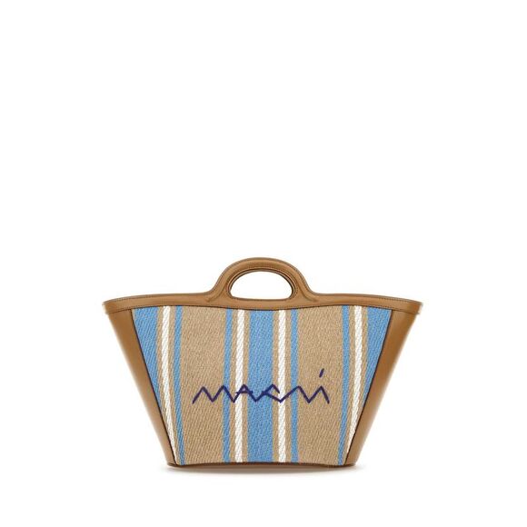 MARNI Handbags - Marni Women Embroidered Canvas Tropicalia Bucket Bag